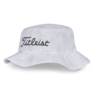 Titleist Breezer Bucket Hat in White / Black & White / Camo