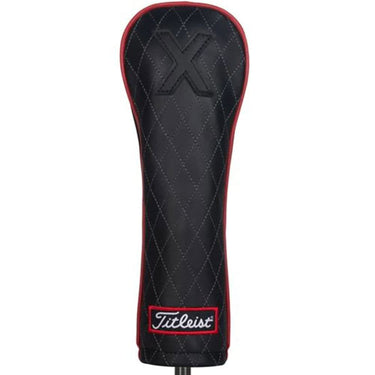 Titleist Jet Black Leather Hybrid Golf Club Headcover-Golf Tech