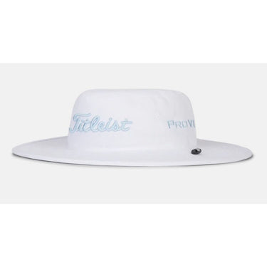 Titleist Tour Aussie Hat (White/Sky, One Size, 2022) Bucket Sun Golf Cap-Golf Tech