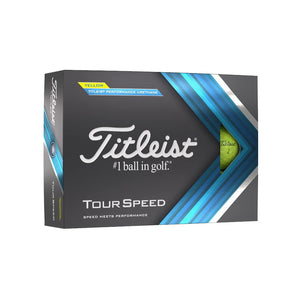 Titleist Tour Speed Golf Balls (One Dozen)-Golf Tech