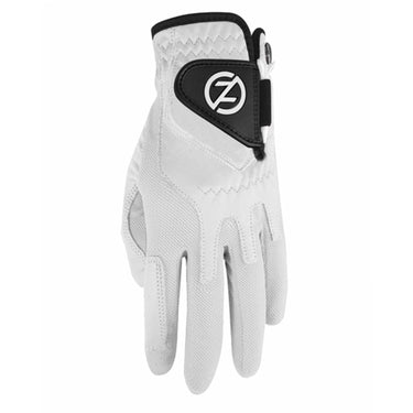 Zero Friction Cabretta Elite Golf Glove RH White One Size Fits All-Golf Tech