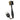 Champ Proactive Sports Dual-Bristle Club Brush with Retractable Cord, Black-Golf Tech