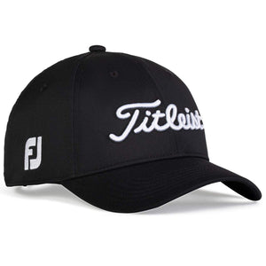 Titleist Golf- Junior Tour Performance Cap Legacy Collection Black/White-Golf Tech