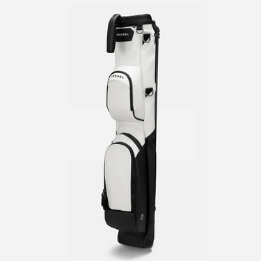 Vessel Pencil Stand Bag in White/Black