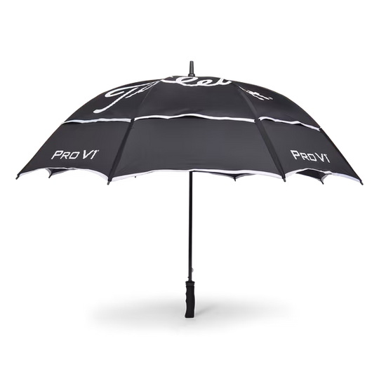 Titleist Tour Double Canopy Umbrella Black & White