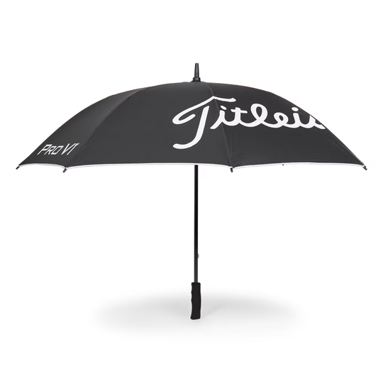 Titleist Tour Lightweight UV Umbrella Canopy Black & White 66"