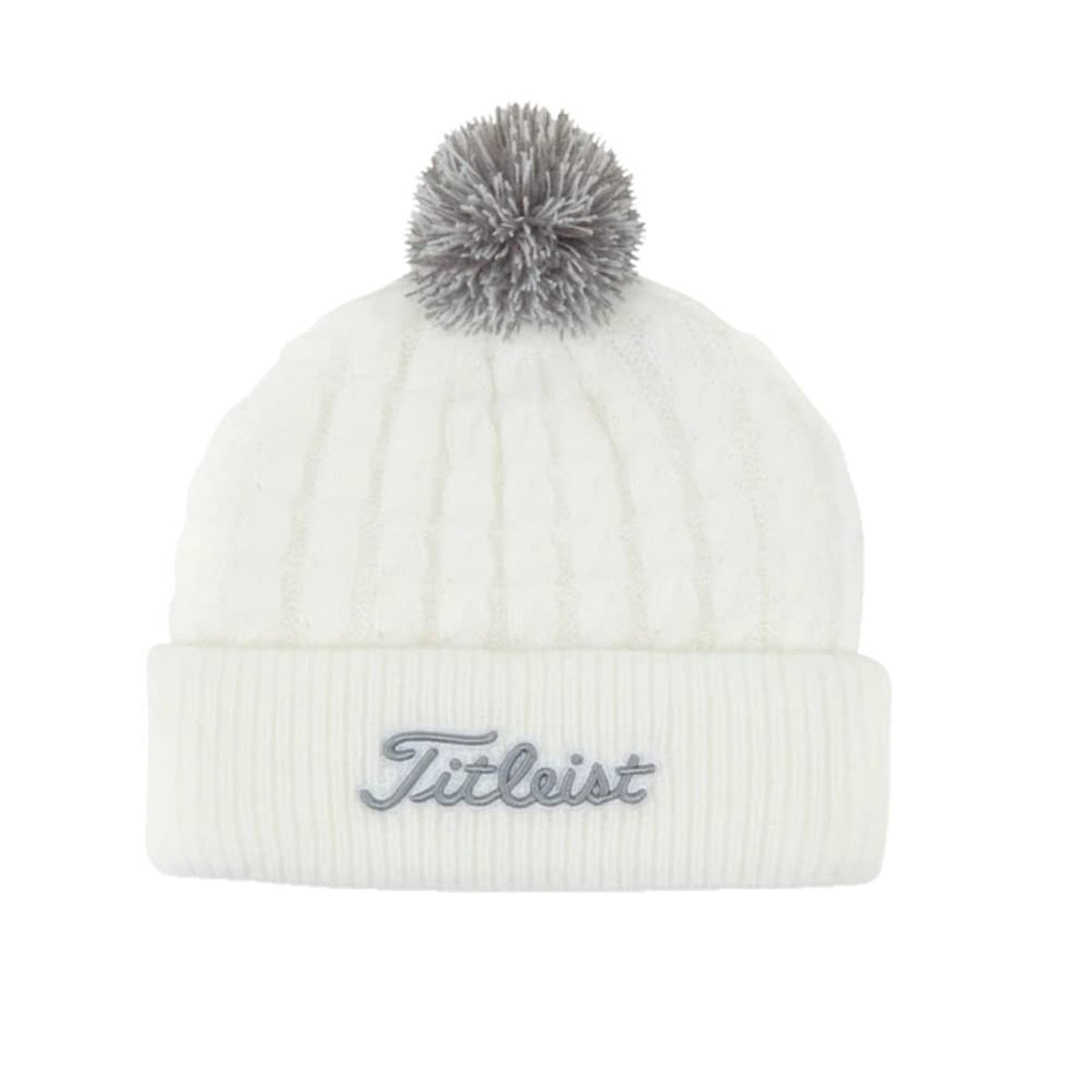 Titleist Golf Ladies Cable Knit Pom Pom Hat-Golf Tech