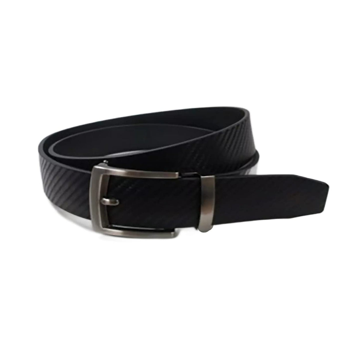 Nike Men's ACU Fit Ratchet Belt Black Textured-Golf Tech
