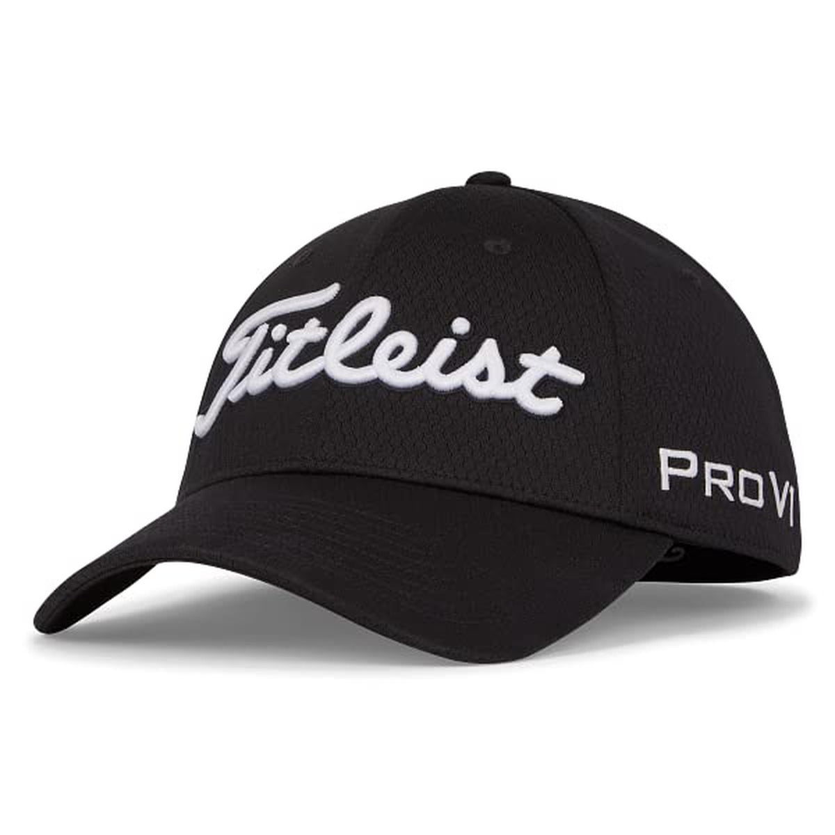 Titleist Golf Tour Elite Hat Black/White Small/Medium-Golf Tech