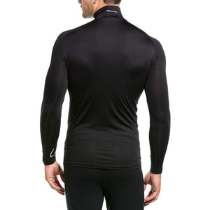 J. Lindeberg Mens M El Soft Compression Shirt, L, Black-Golf Tech