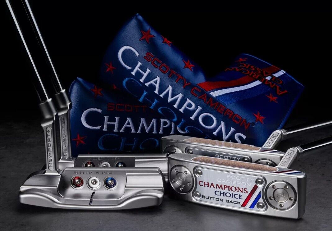 NEW Scotty Cameron CHAMPIONS CHOICE BUTTON BACK Newport Plus 1.5 2 34 35 LH RH