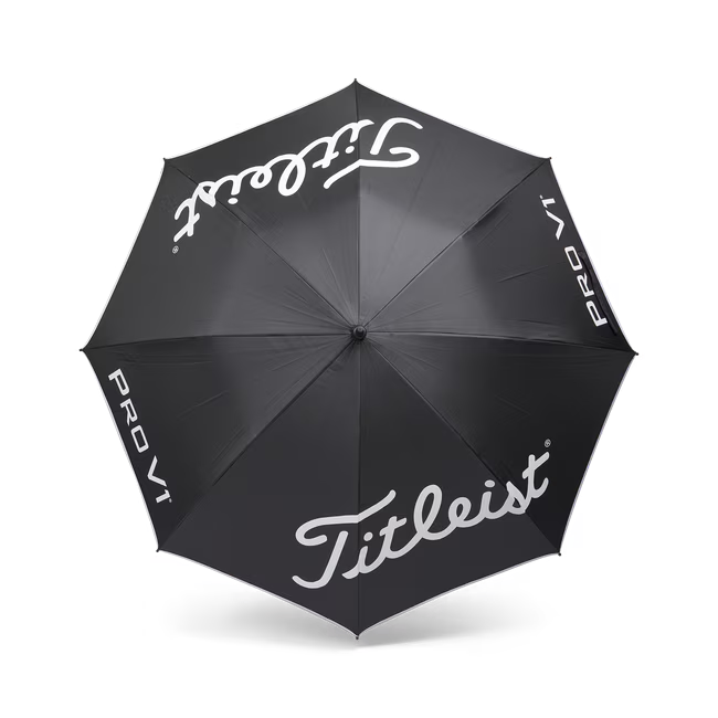 Titleist Tour Lightweight UV Umbrella Canopy Black & White 66"