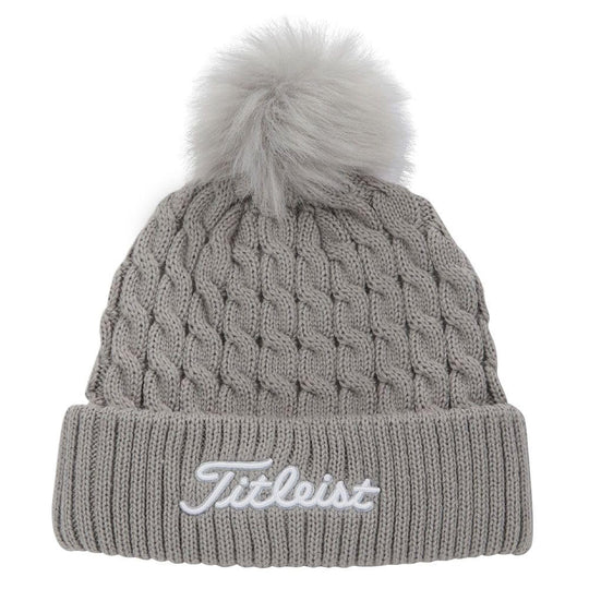 Titleist Golf Cable Knit Pom Pom Beanie