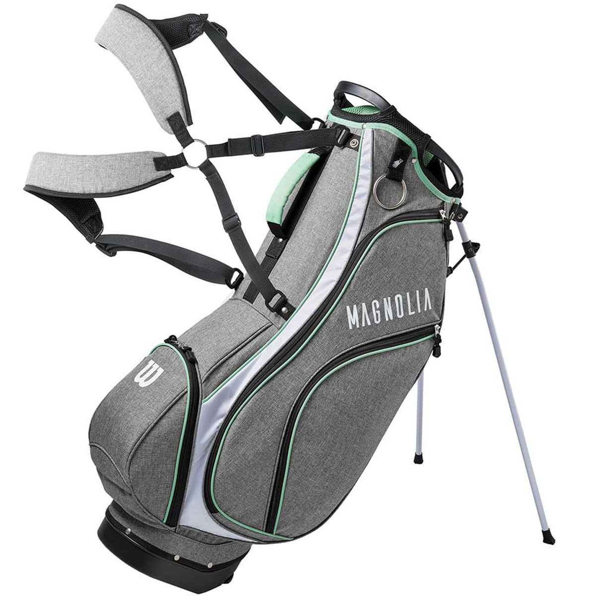 WILSON Magnolia Gray-Mint Womens Right Hand Carry Complete Golf Set-Golf Tech