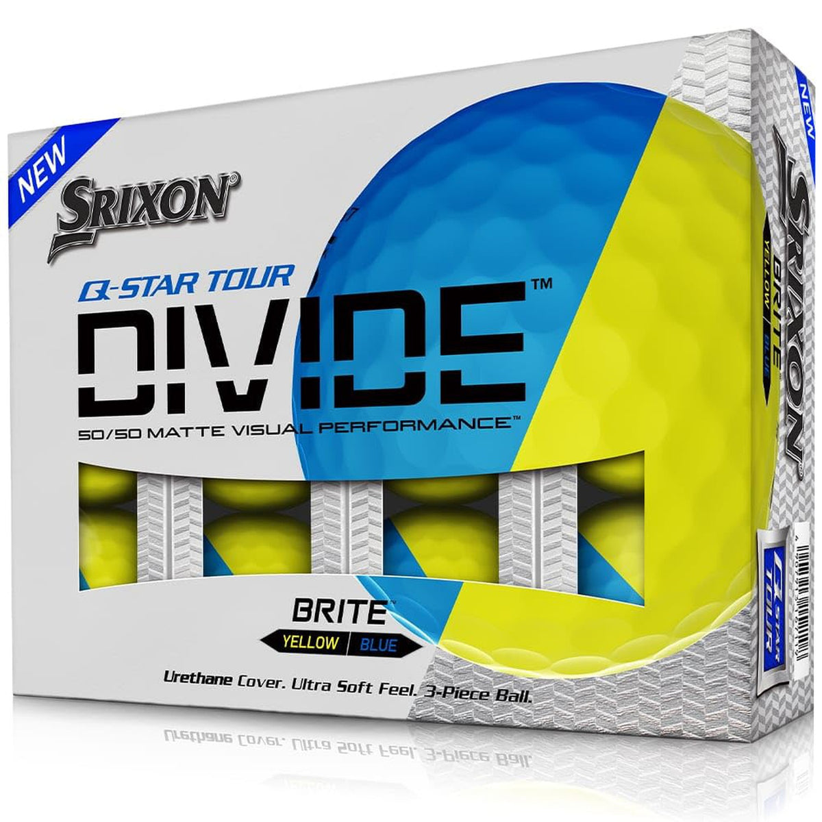 Srixon Q-Star Tour Divide Golf Balls-Golf Tech