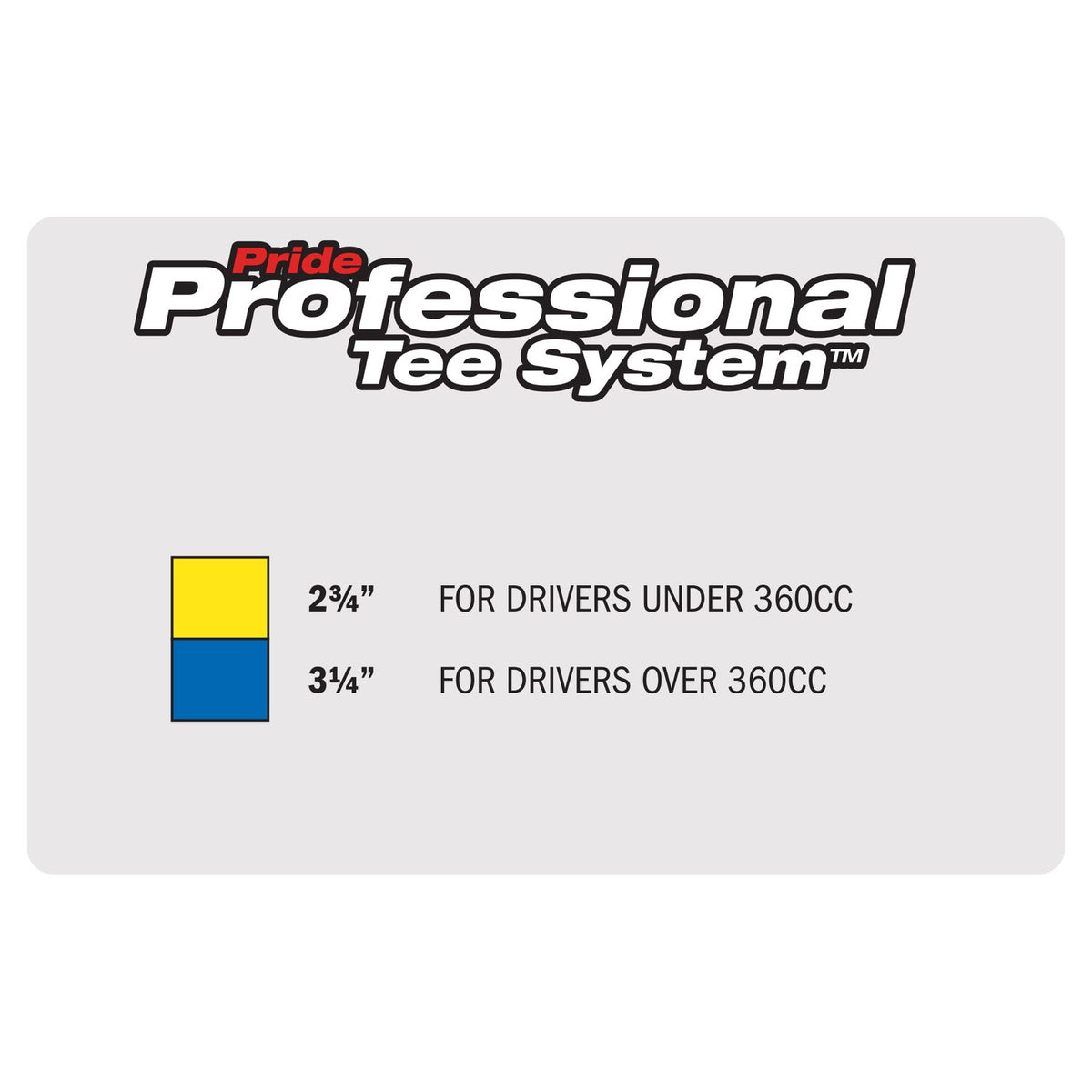 Pride PTS MaxxPro 10ct-Golf Tech