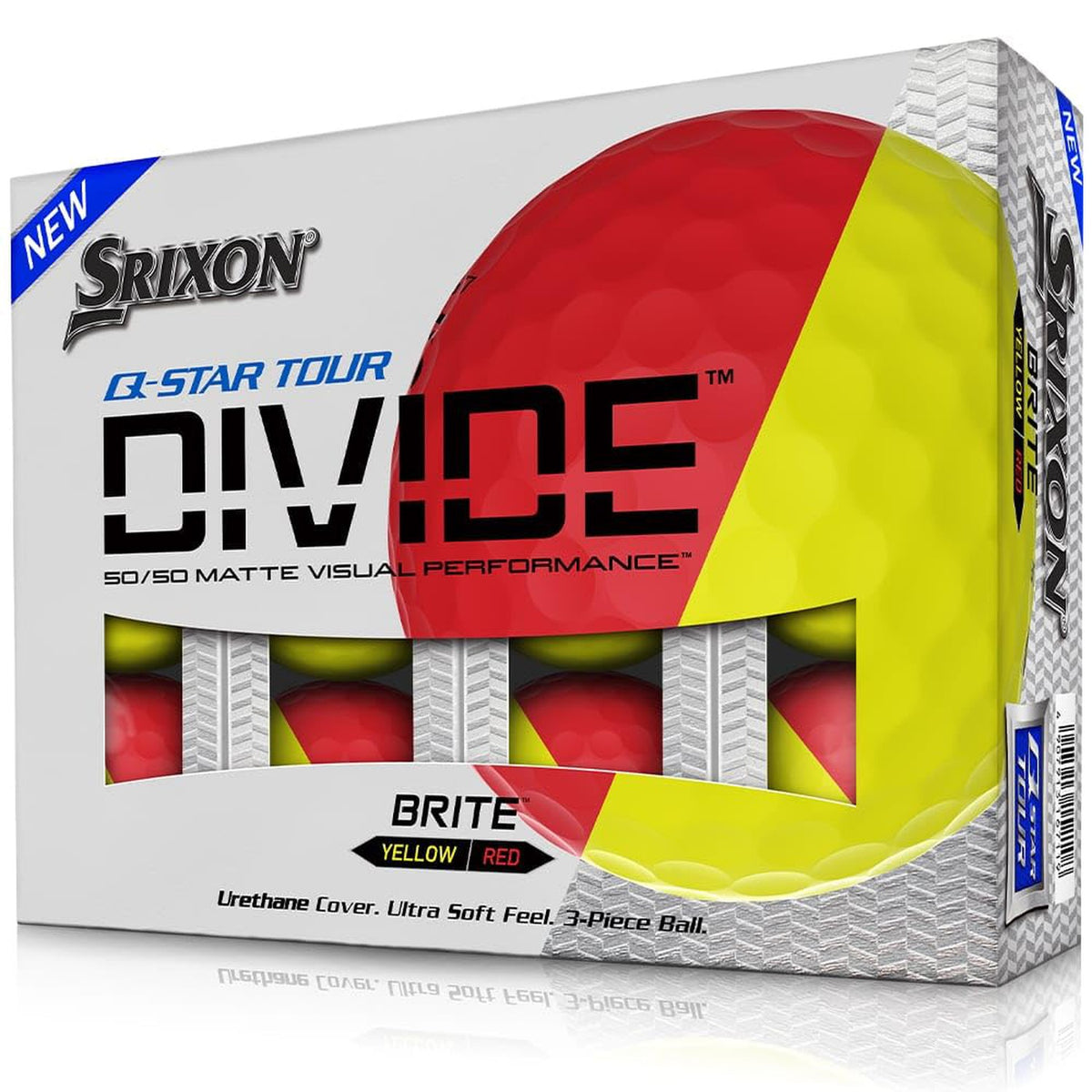 Srixon Q-Star Tour Divide Golf Balls-Golf Tech