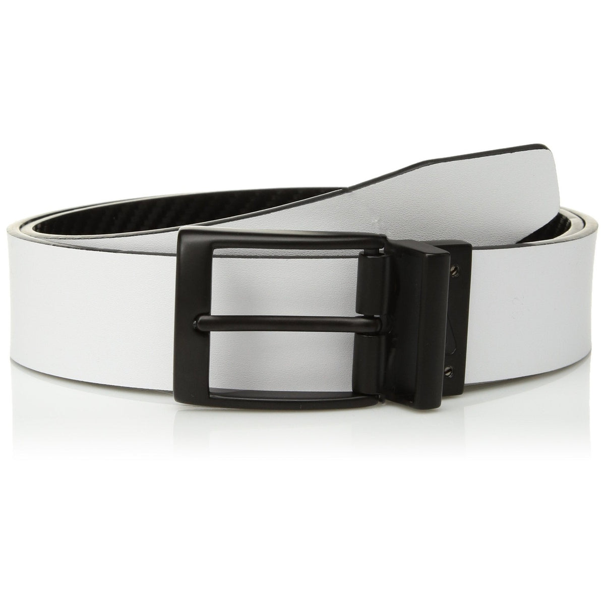 Nike Men's Carbon FiberTexture Reversible Belt Golf Tech