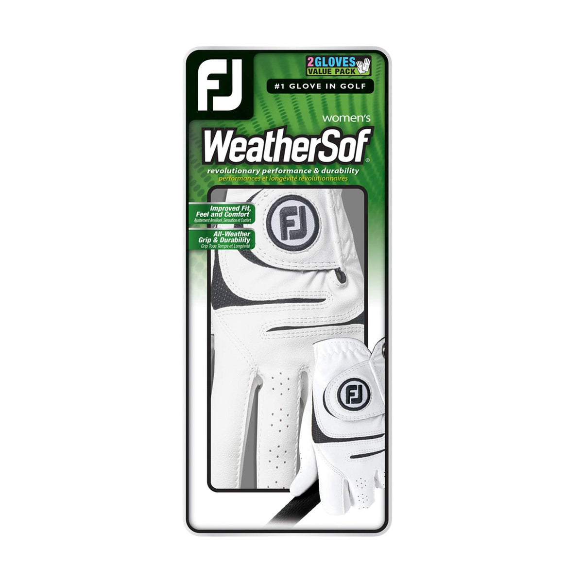 FootJoy Women's WeatherSof Golf Glove-Golf Tech