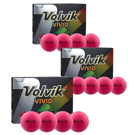 Volvik Vivid Golf Balls (3 Dozen) 3 Dozen Pink