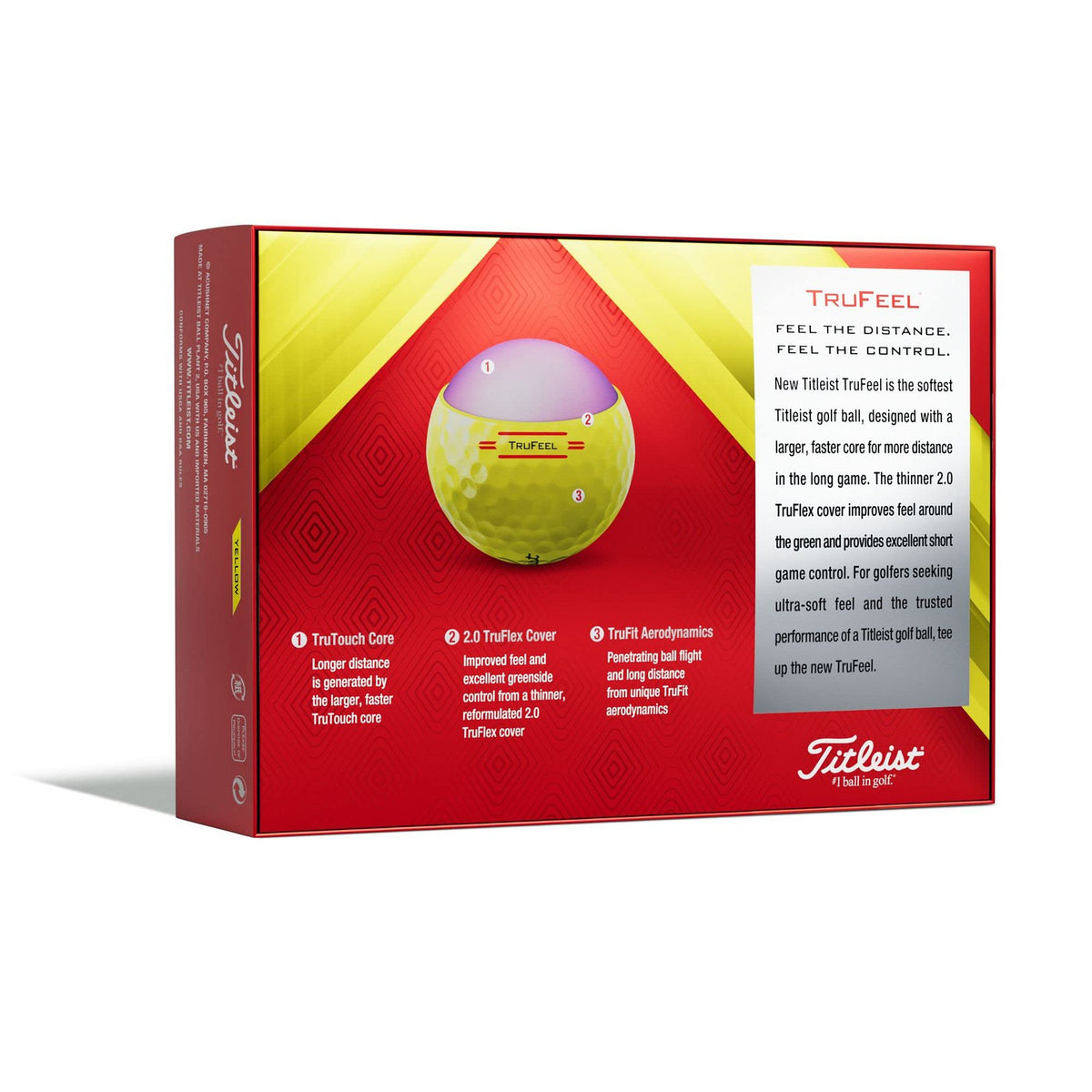 Titleist TruFeel Golf Balls (One Dozen)-Golf Tech