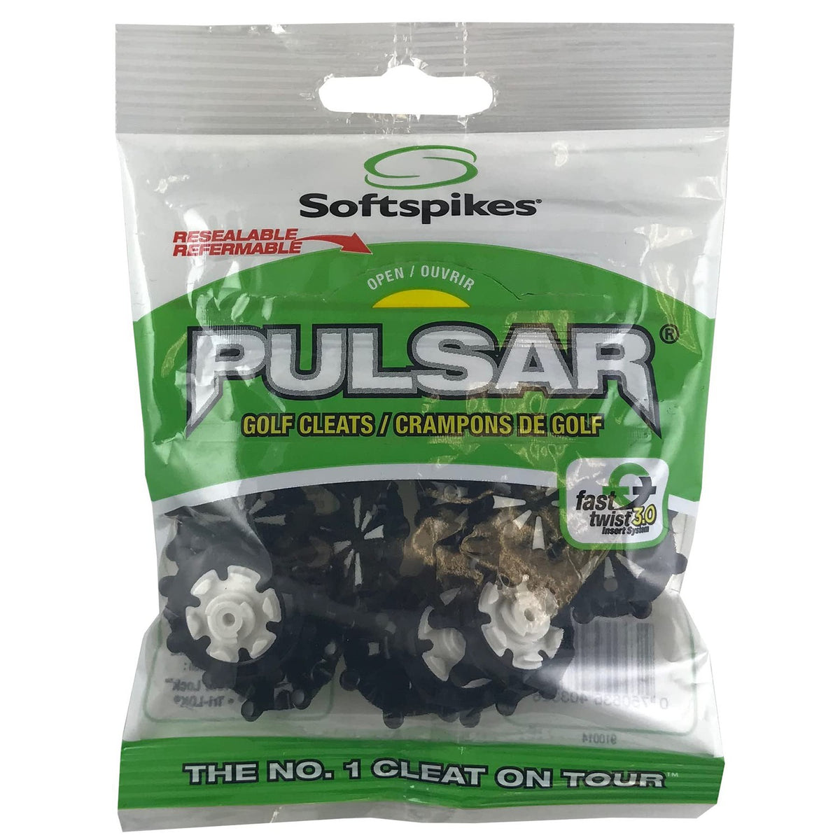 SOFTSPIKES Pulsar Fast Twist 3.0 Golf Cleat - 18 Count-Golf Tech