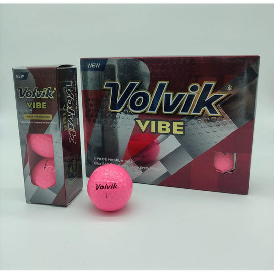 Volvik Vibe Pink Golf Balls