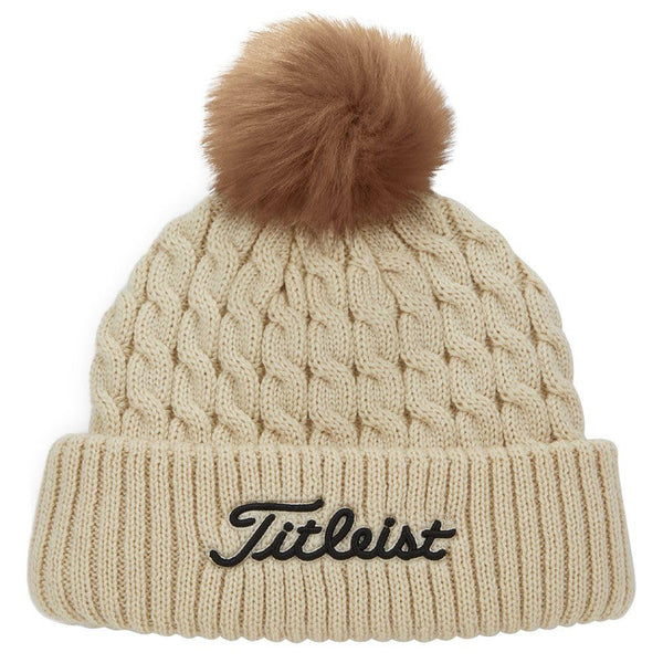 Titleist Golf Cable Knit Pom Pom Beanie - Golf Tech