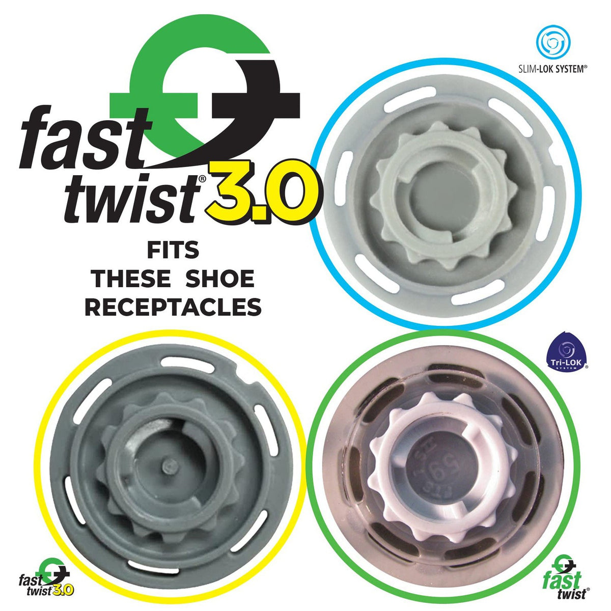SOFTSPIKES Pulsar Fast Twist 3.0 Golf Cleat - 18 Count-Golf Tech