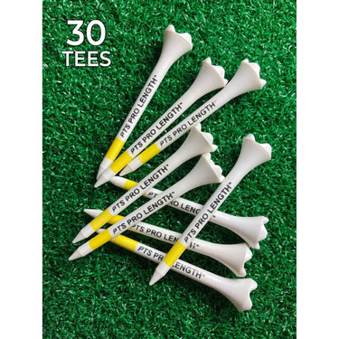 Pride Performance Professional Tee System Plastic Golf Tees (30 Count) , Yellow, 2-3/4 Inch-Golf Tech