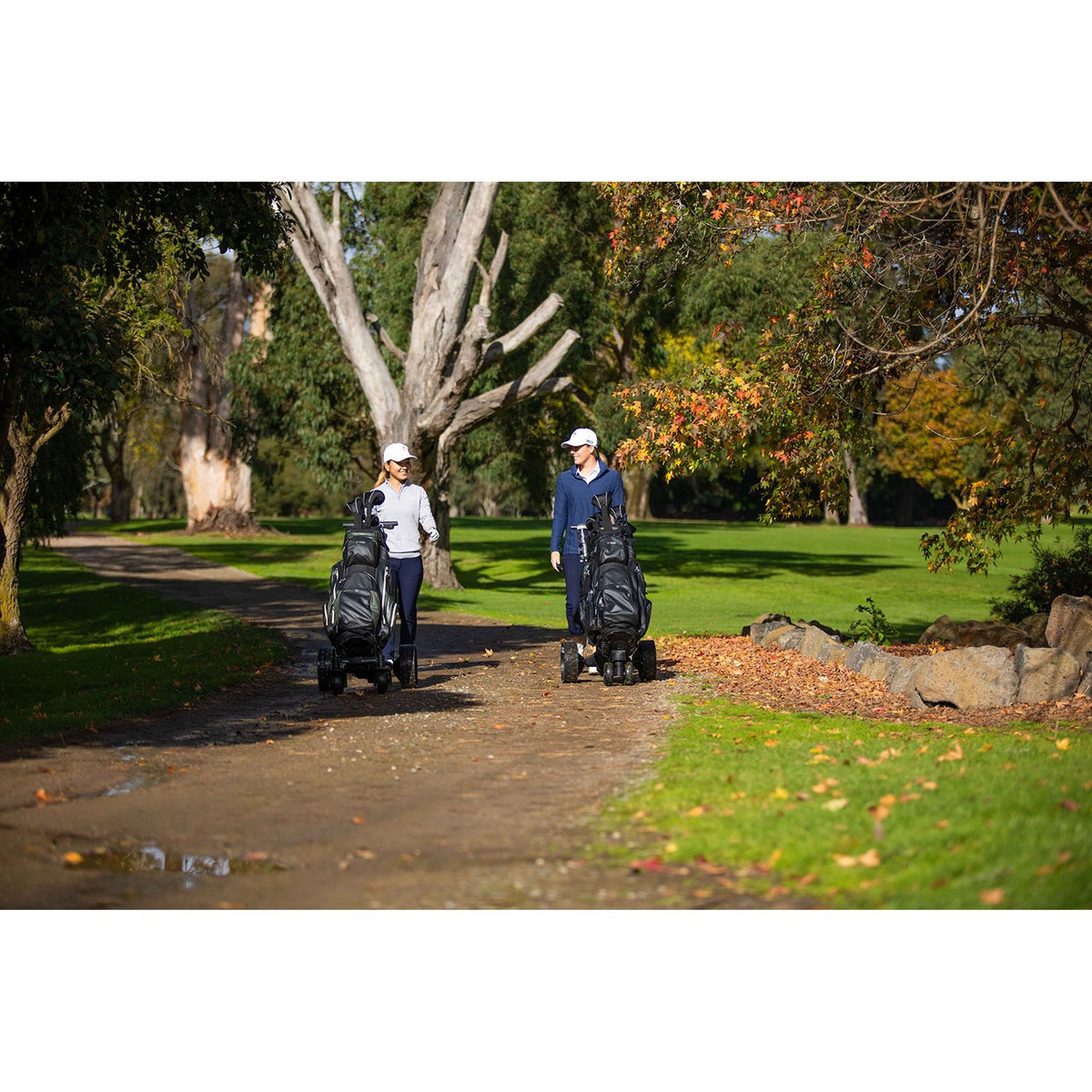 MGI Zip Navigator Electric Golf Cart - 36 Hole Lithium Battery - Remote Control - Accessories Included (Drink Holder, Umbrella Holder, Rear Wheel Covers, Multi-Purpose Clip & GPS Phone Holder)-Golf Tech