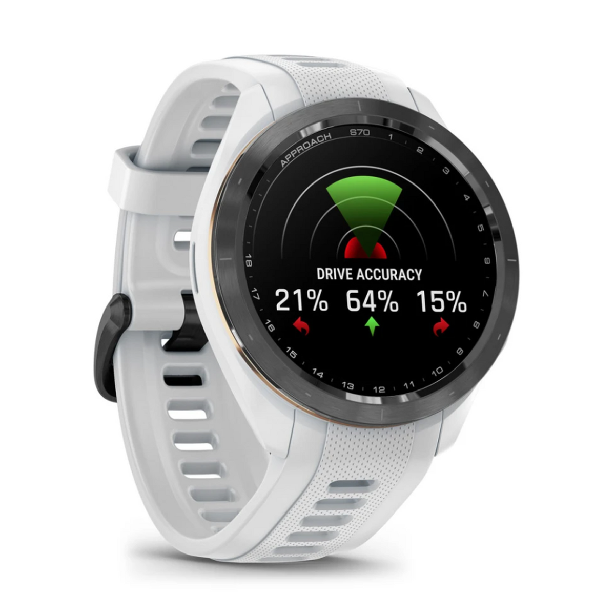 Garmin Approach S70 42mm White-Golf Tech