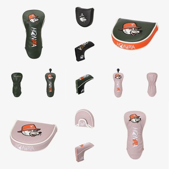 NEW Honma X Malbon Head Covers for Driver, Woods, Hybrid, Irons, and Putters