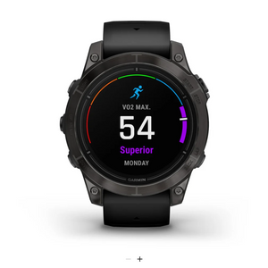 Garmin Epix Pro (Gen 2) – Sapphire Edition | 47 mm (Carbon Gray DLC Titanium with Black Band)