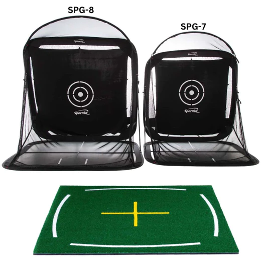 Spornia Academy Commercial Golf Mat Bundle