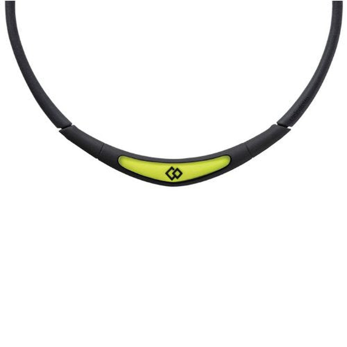 TrionZ Colantotte Flex Neck Necklace (Black/Yellow, Medium