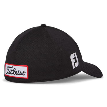 Titleist Golf Tour Elite Hat Black/White Small/Medium-Golf Tech