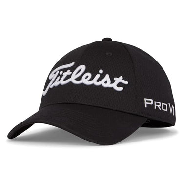 Titleist Golf Tour Elite Hat Black/White Extra Large/XXL-Golf Tech