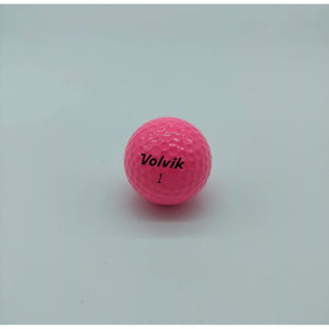 Volvik Vibe Pink Golf Balls-Golf Tech