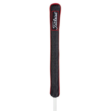 Titleist Jet Black Leather Golf Alignment Stick Headcover-Golf Tech