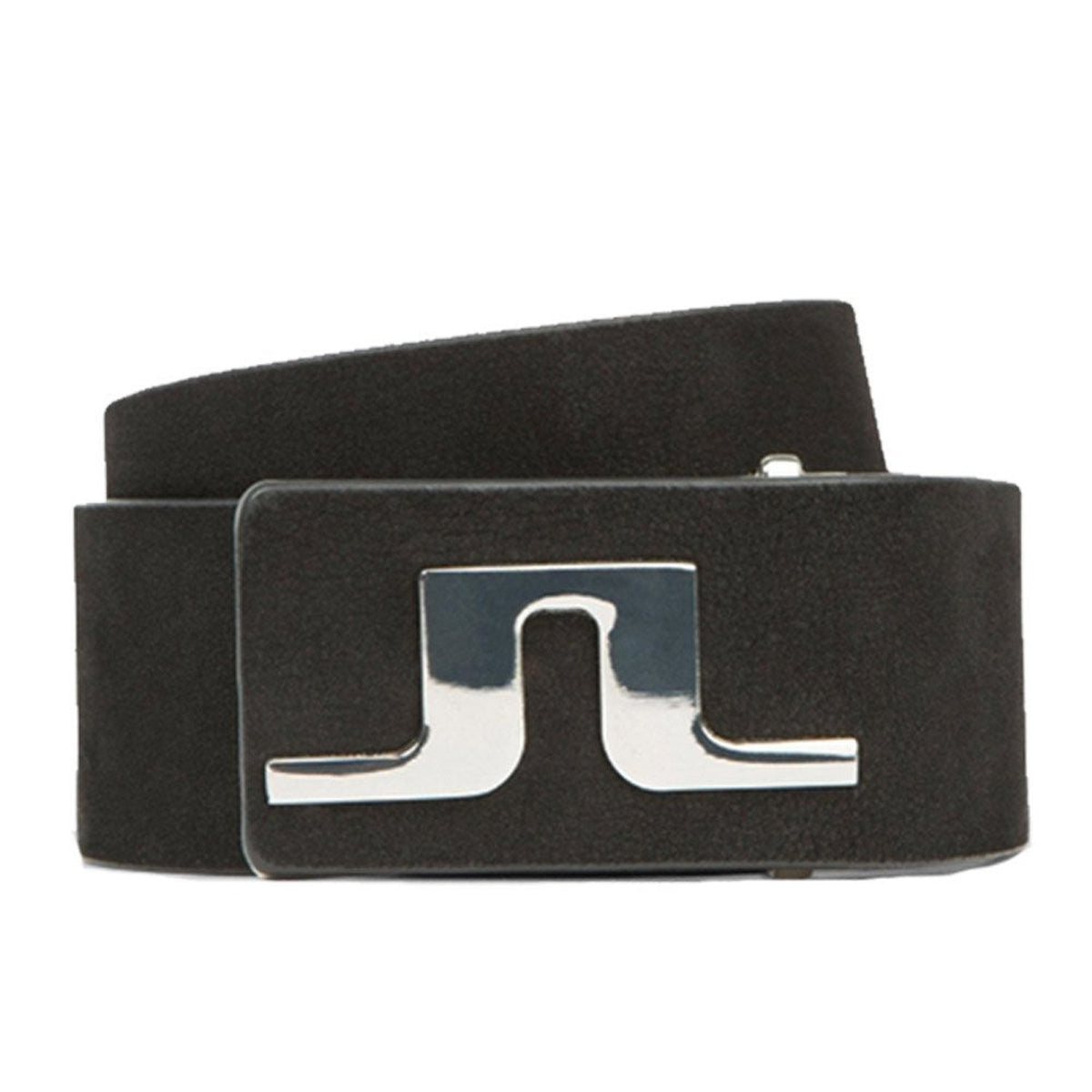 J.Lindeberg Men's Golf Belt (Carter Brushed Leather Belt, Black, 32inch (90cm))-Golf Tech