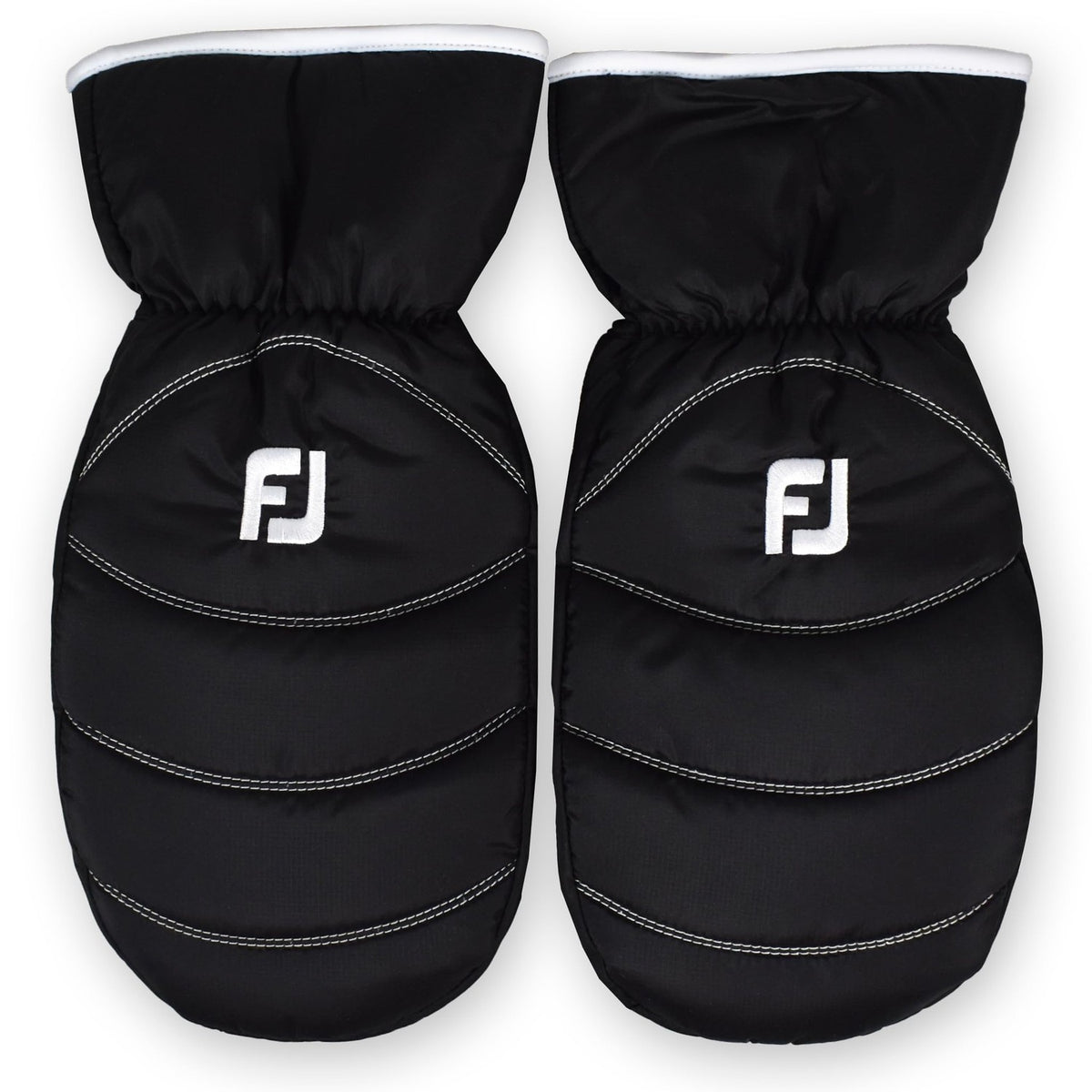 FootJoy DryJoys Cart Mitts Black One Size Fits Most Pair-Golf Tech