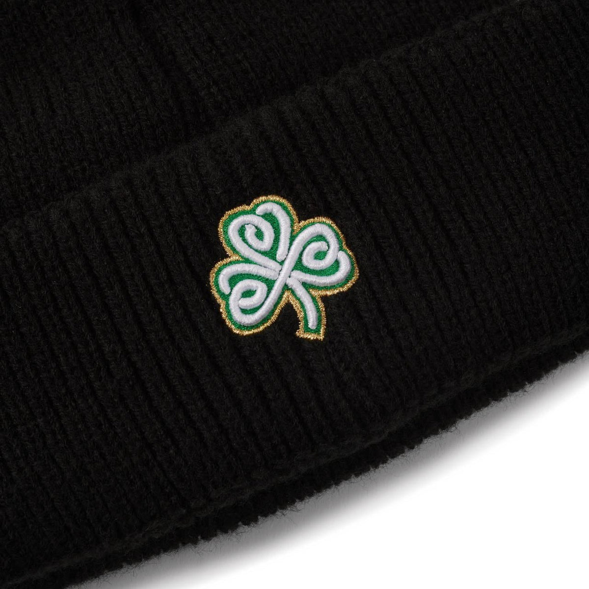 Titleist Golf Shamrock Boardwalk Pom Pom Beanie Black/Green-Golf Tech