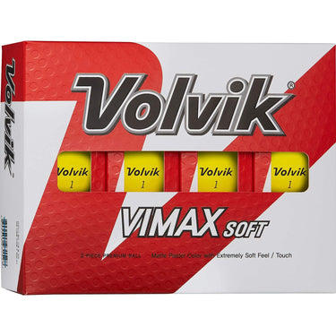 Vimax Soft Yellow Golf Balls, Dozen - 1-Golf Tech